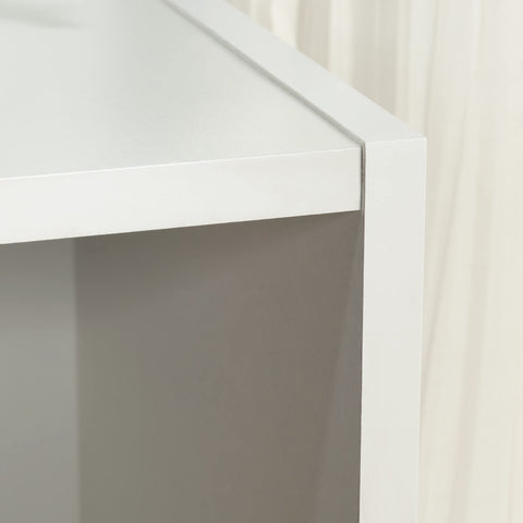 Sauder Beginnings enclosed back panel keeps cords tidy