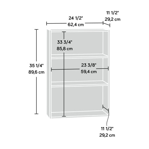 Sauder Beginnings engineered wood construction for durable storage
