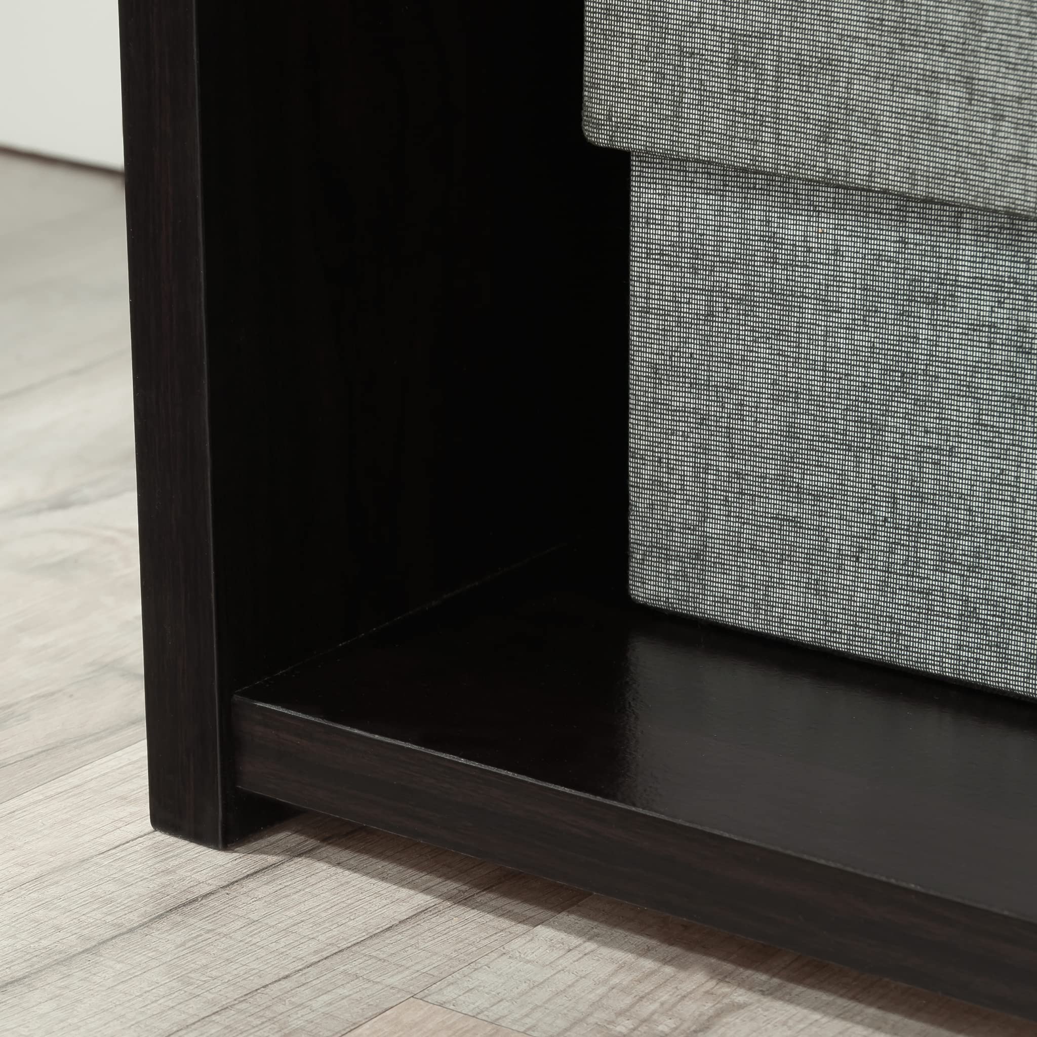 Sauder Beginnings living room display fits compact spaces
