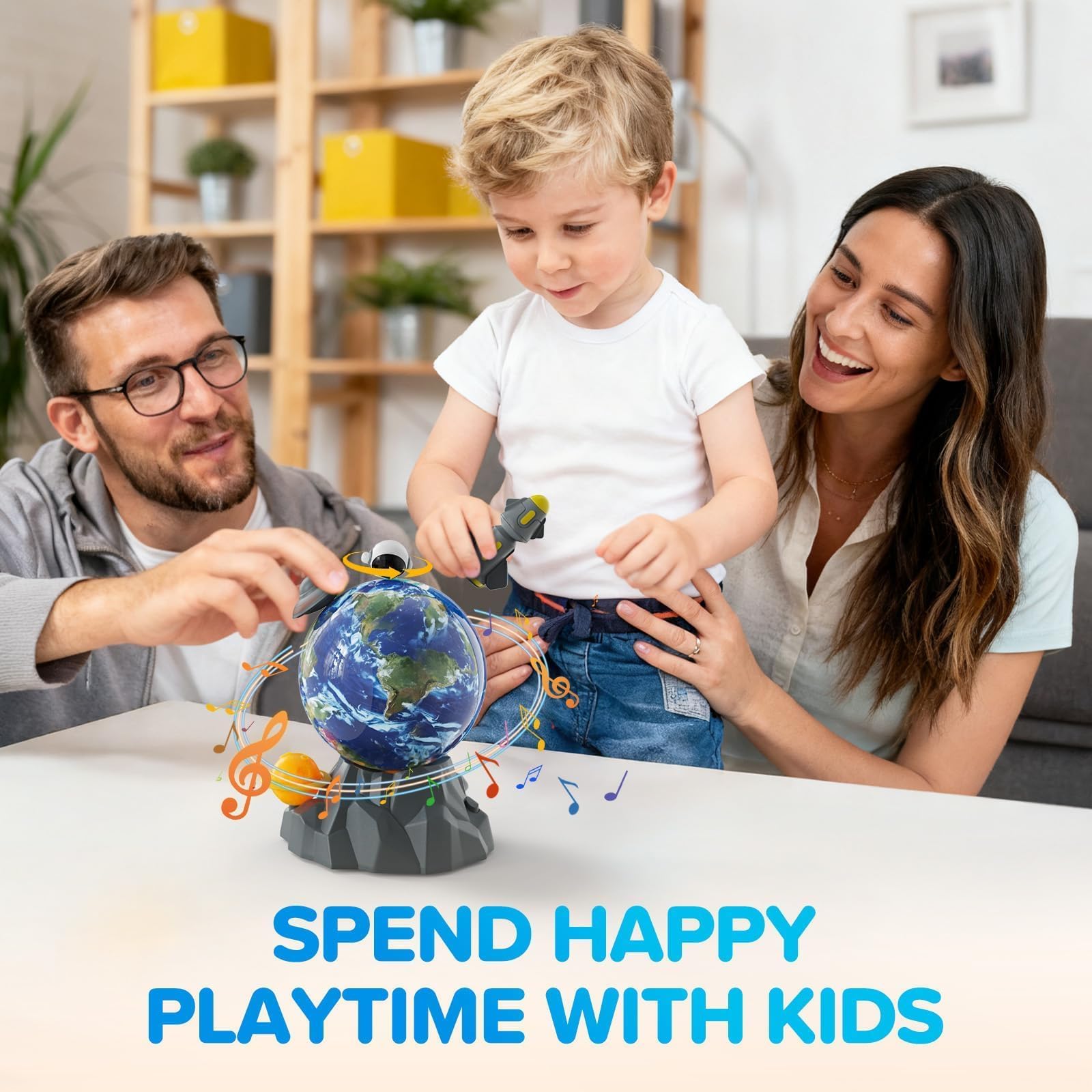 Saudoli space decor desktop setup complements desks and kids’ rooms.
