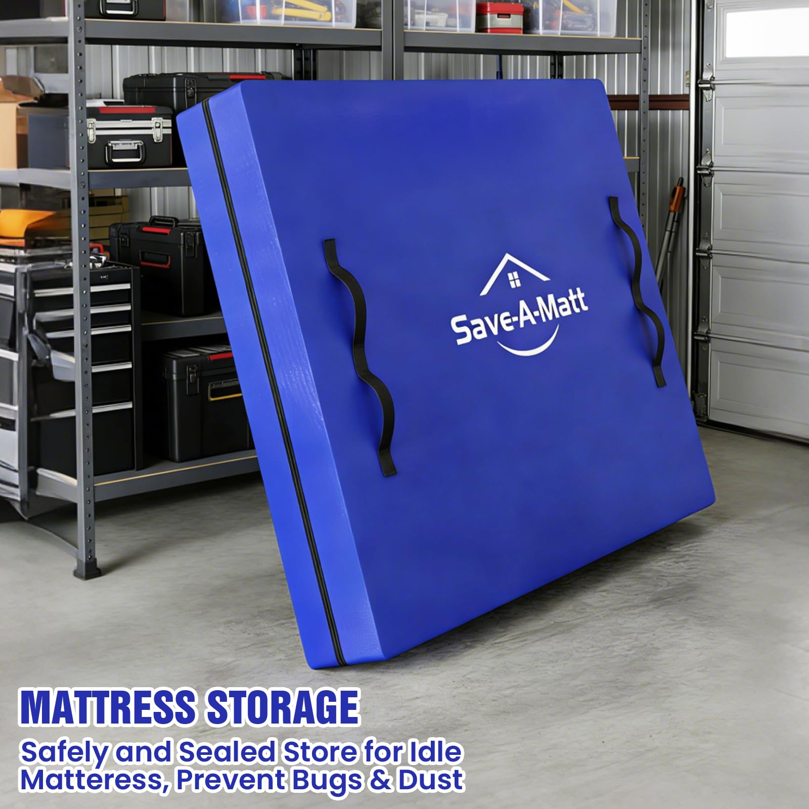 SaveAMatt mattress bag durable-polyethylene offers long-lasting protection for frequent moves