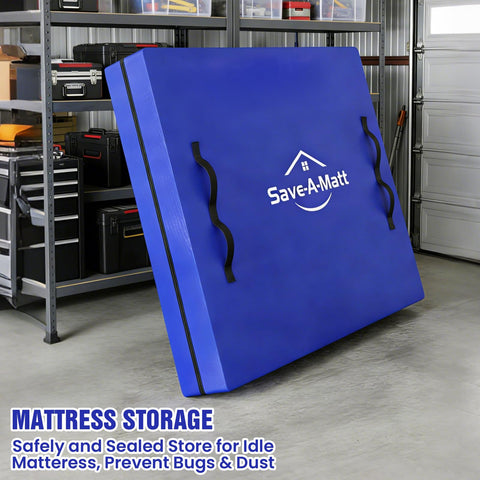 SaveAMatt mattress bag durable-polyethylene offers long-lasting protection for frequent moves
