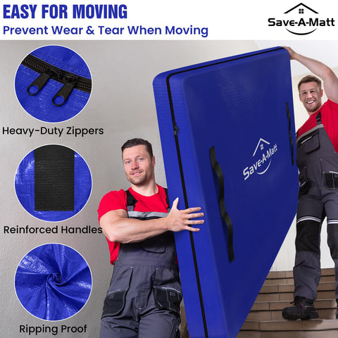 SaveAMatt mattress bag storage-protection keeps idle mattresses clean and ready