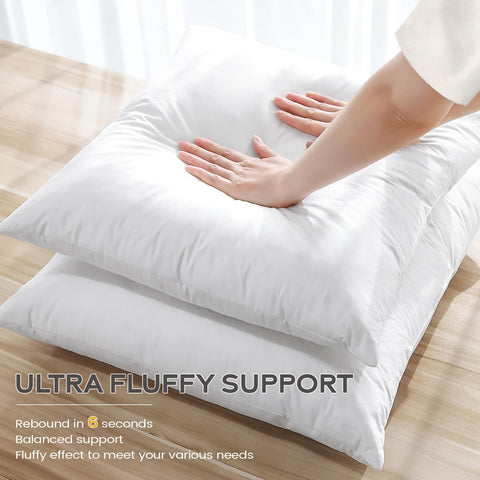 SAVORI pillow insert shown in a living room setup for versatile use