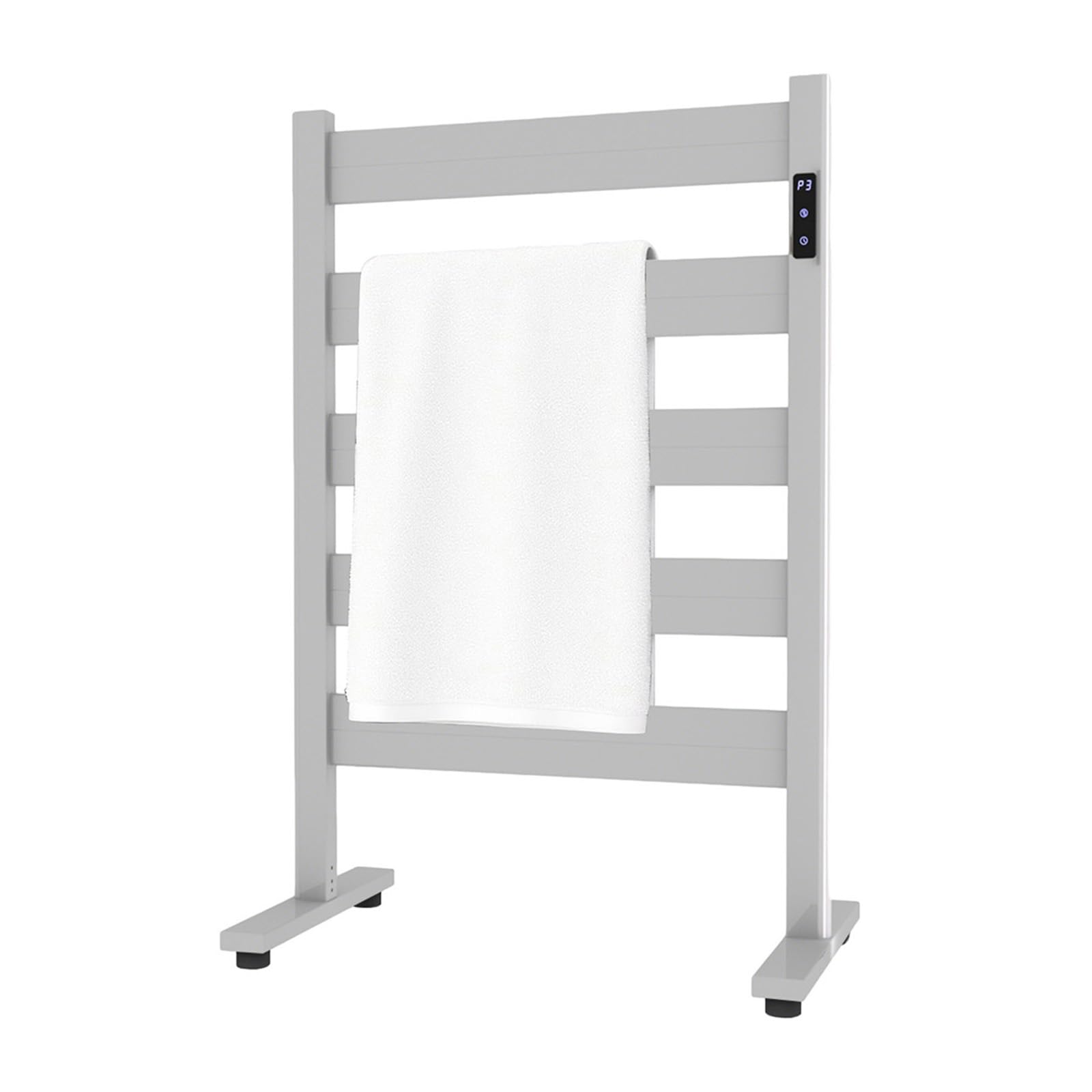Sawlece freestanding towel warmer is easy to assemble and relocate.