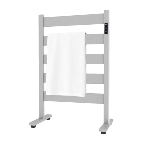 Sawlece freestanding towel warmer is easy to assemble and relocate.