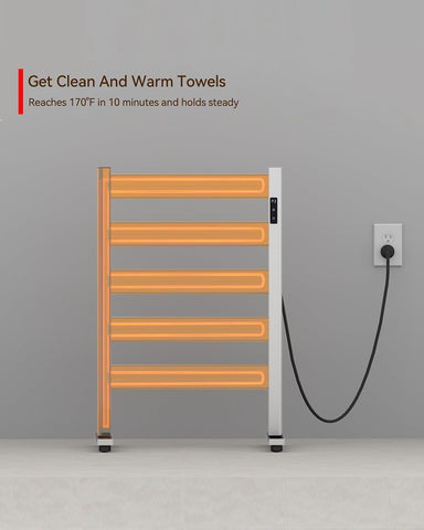 Sawlece space aluminum matte white finish enhances bathroom style and durability.