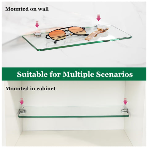 SAYAYO kitchen shelf on counter for easy spice and decor display.