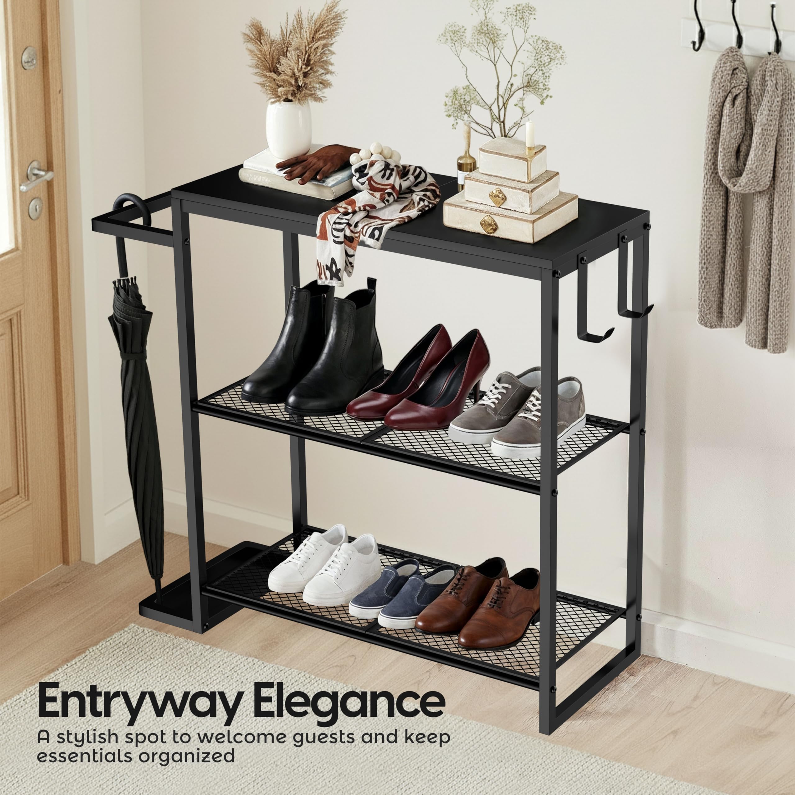 SayBond Creations engineered wood shelves provide durable, reliable support.