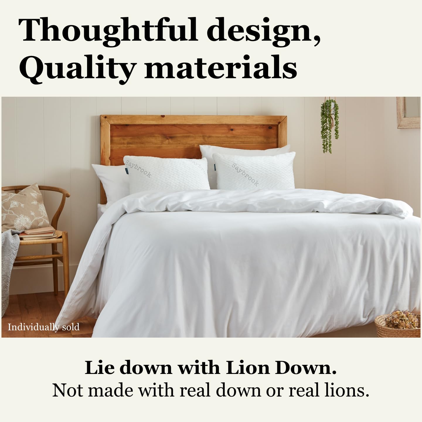 Saybrook Adjustable Pillow 30 day guarantee communicates risk free trial