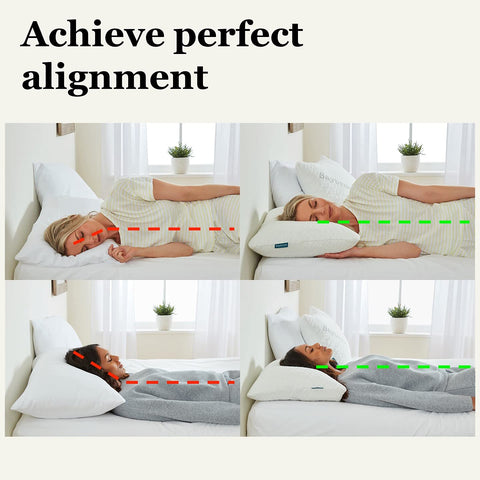 Saybrook Adjustable Pillow interior filling is added or removed for precise firmness.