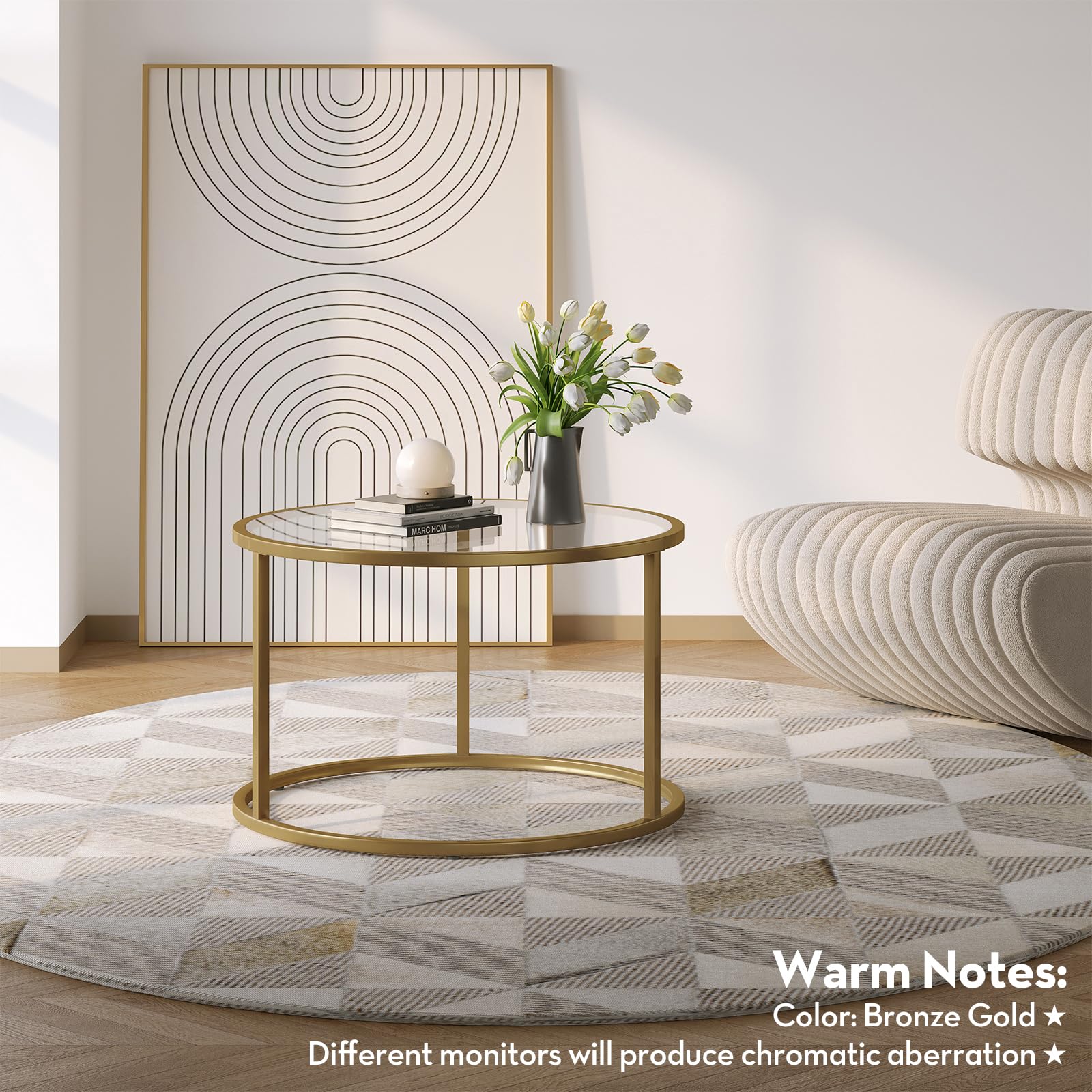 SAYGOER versatile small-space table beside sofa or chair.