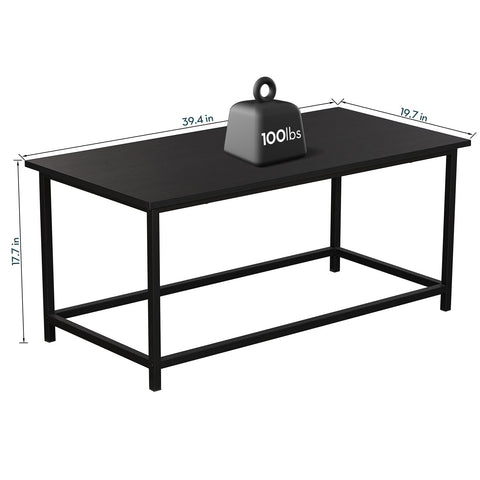 SAYGOER Rectangular coffee table dimensions 39-37-19-69-17-72 fit sofas.