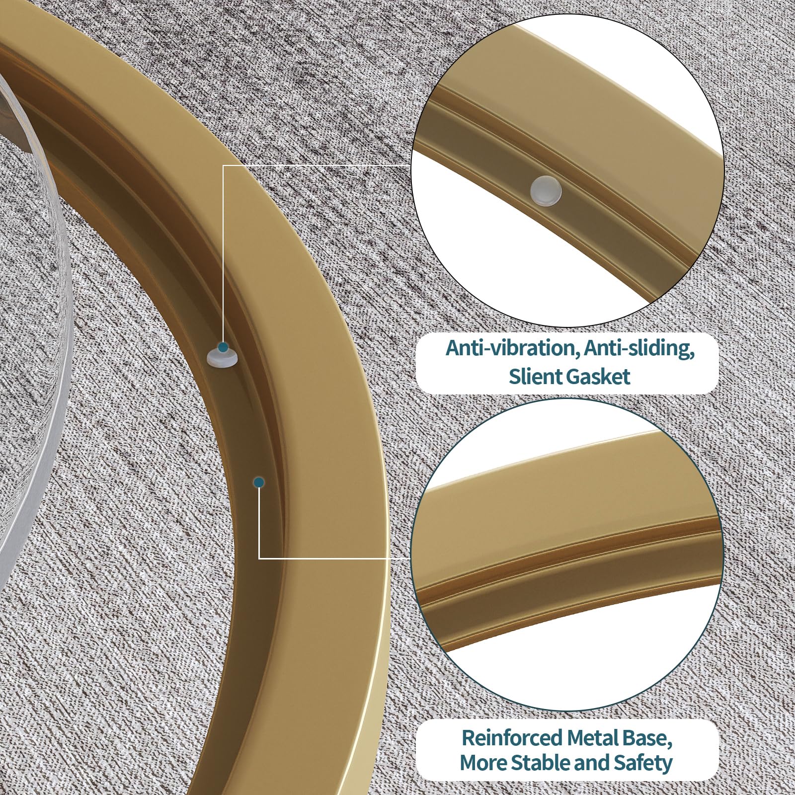 SAYGOER tempered glass edge detail highlights explosion-proof clarity.