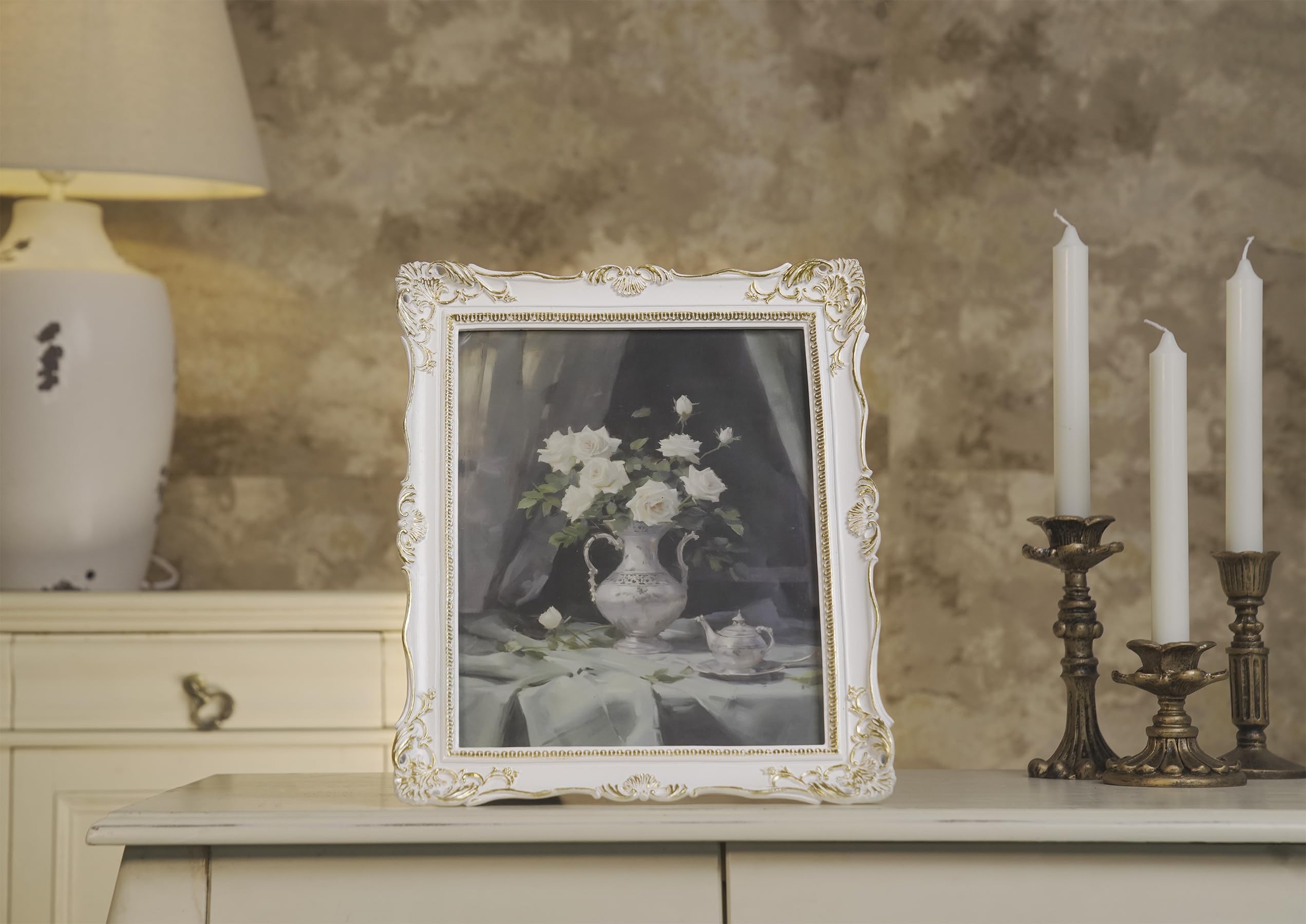 Saysmile 8x10 frame enhances dining room decor with classic styling.