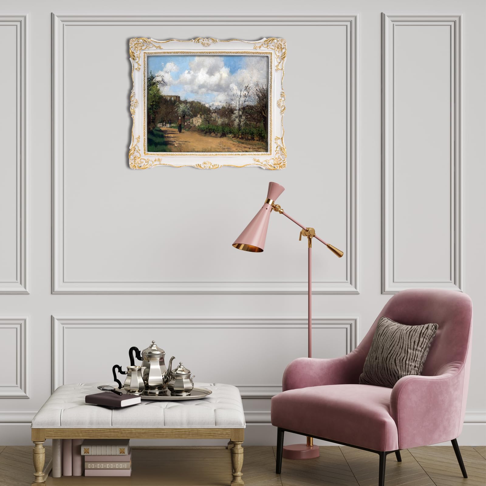 Saysmile frame protects photos with sturdy glass while adding refined decor.