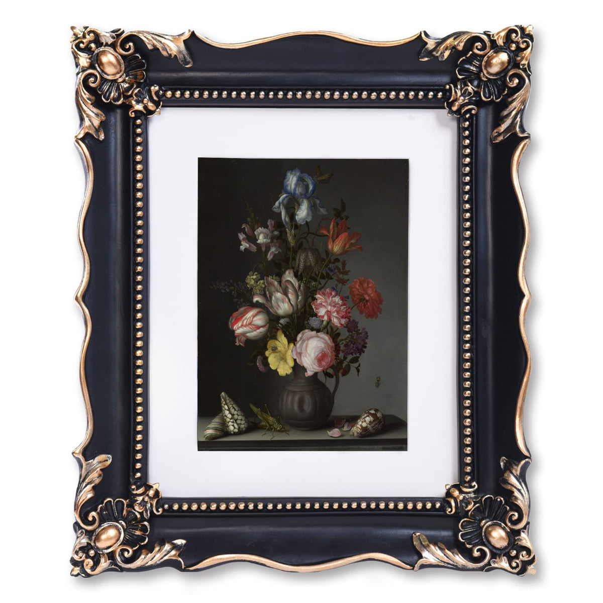Saysmile vintage frame with embossed flower design for timeless photos