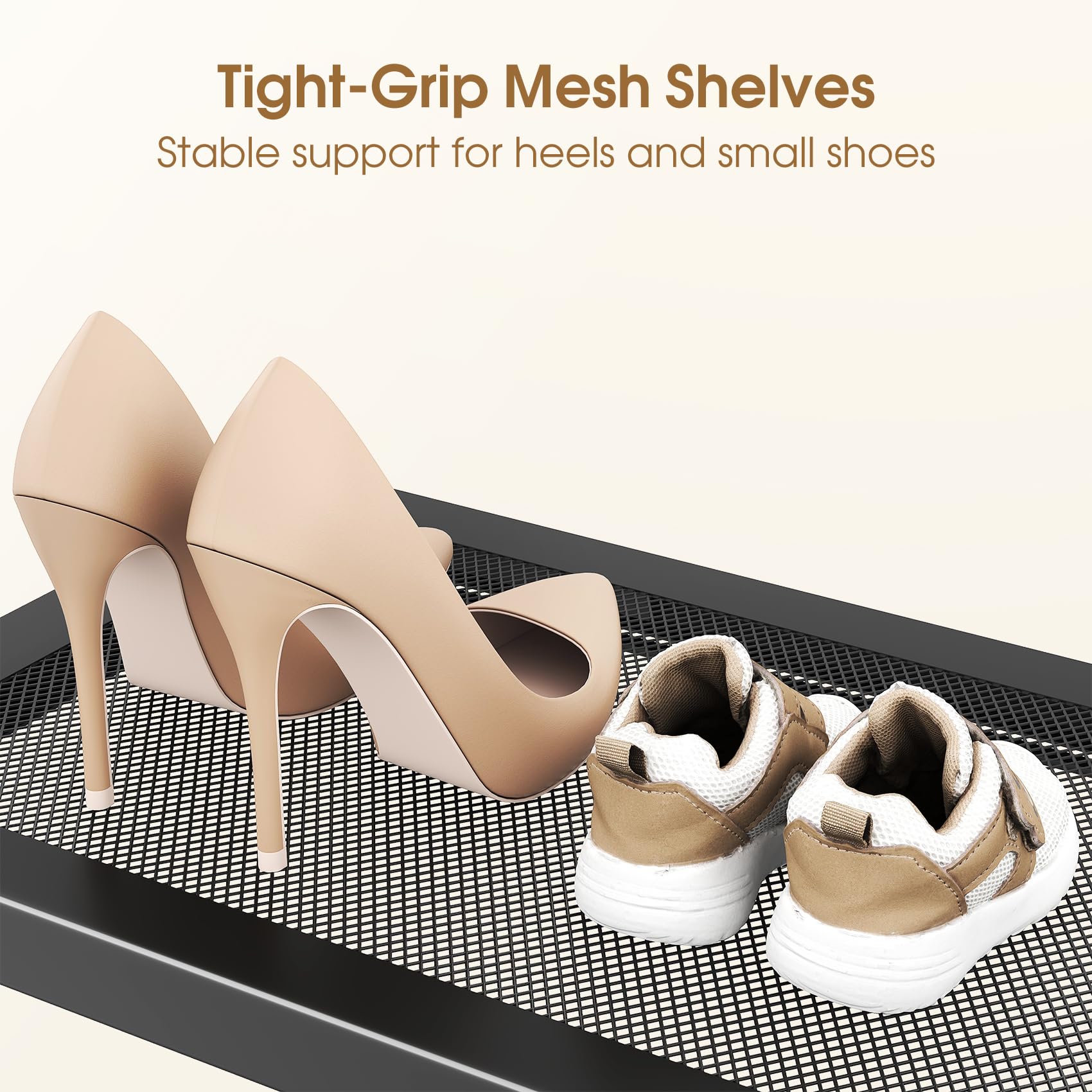 SAYZH extended-length rack fits larger sizes with cleaner closet organization