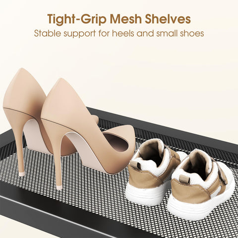 SAYZH extended-length rack fits larger sizes with cleaner closet organization