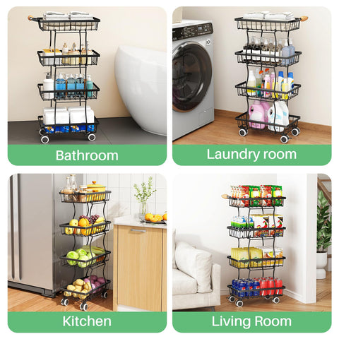 SAYZH portable multiuse basket ideal for dorms and offices.