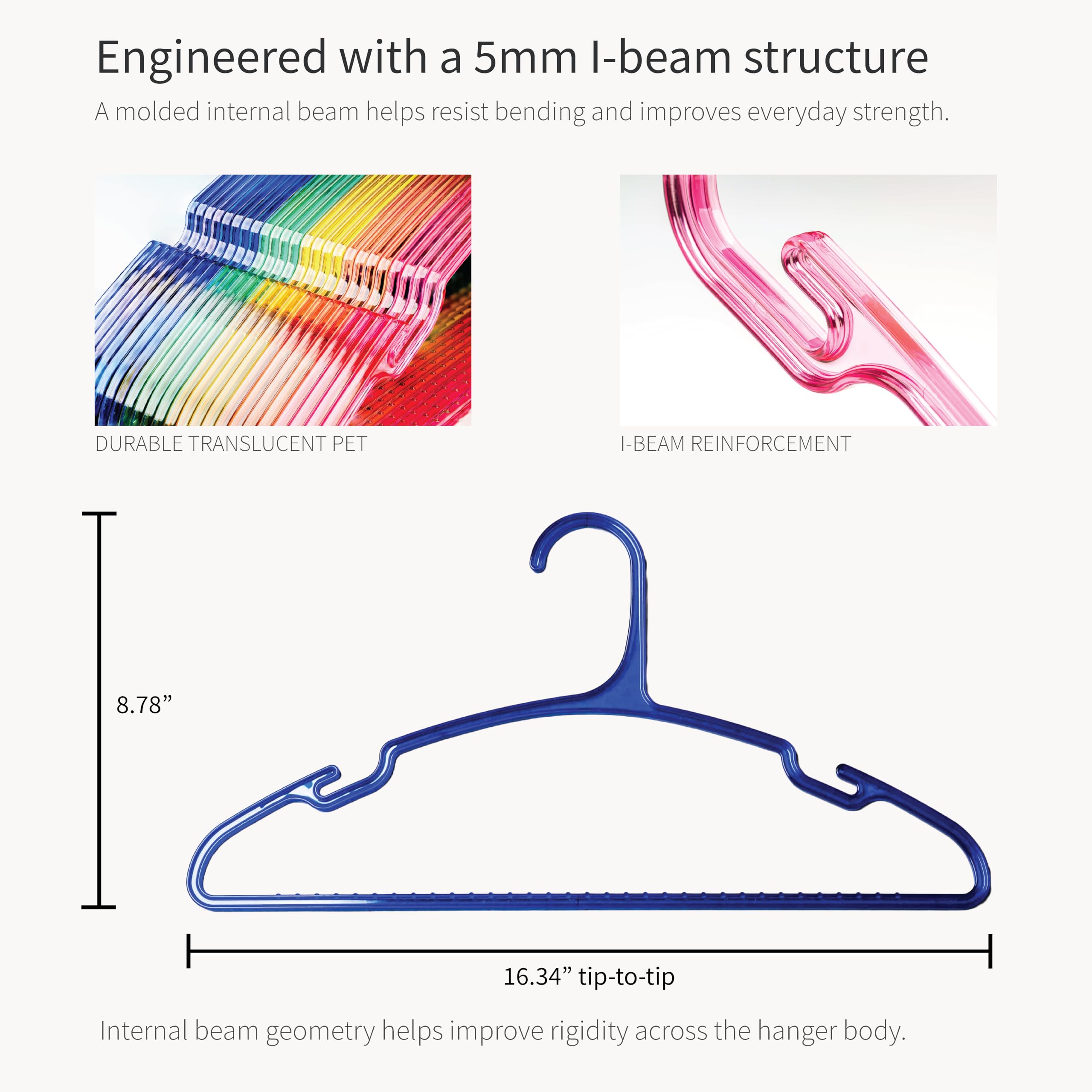 SCANDINOVIA six-color closet system helps color-code wardrobe for quick planning