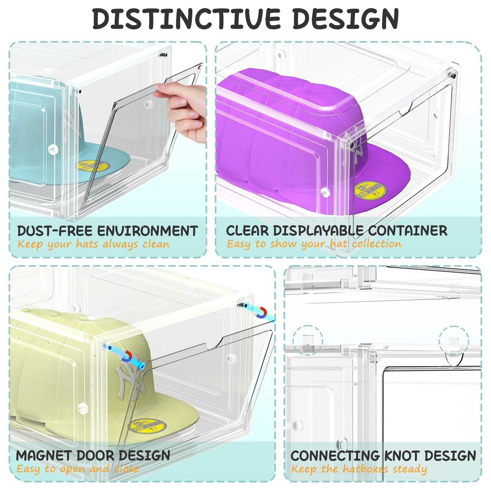 SCAVATA durable plastic hat box construction built to last