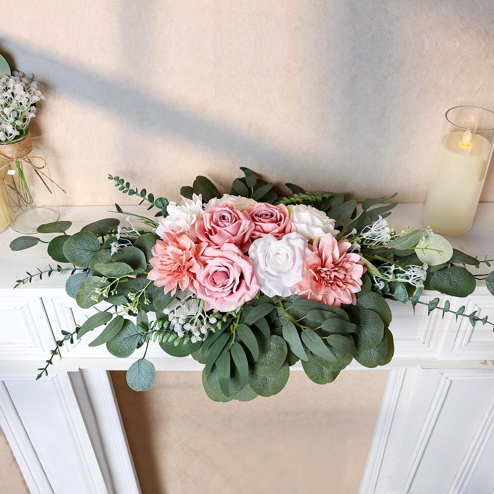 Scawim baby's breath accents create airy, delicate touches in DIY floral designs.