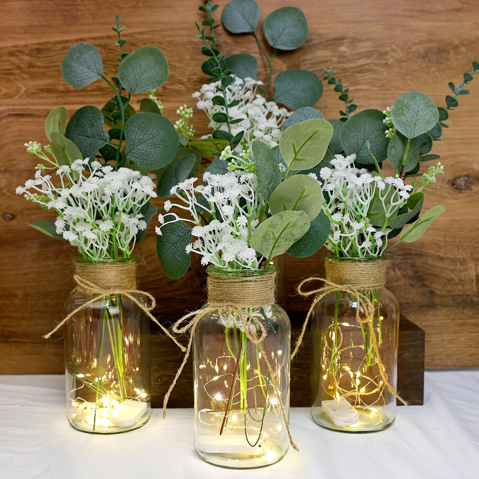 Scawim Persian grass provides soft texture and height for natural-looking centerpieces.