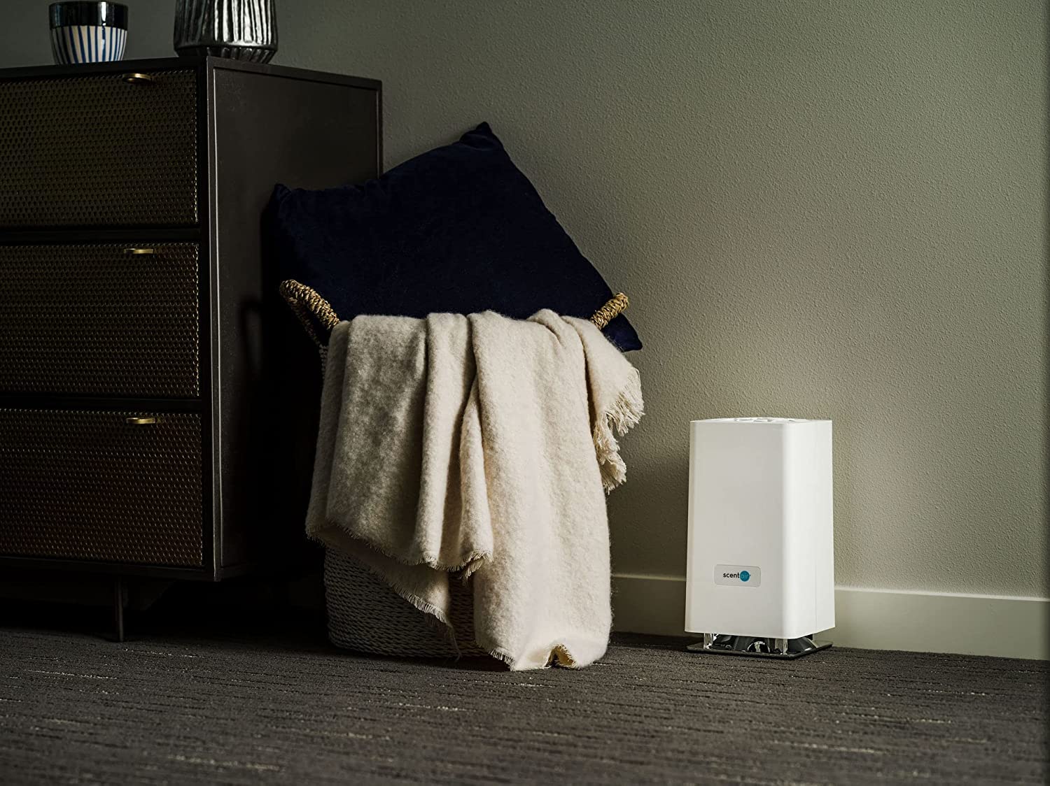 ScentAir Whisper in office setting provides subtle odor-neutralizing aroma.