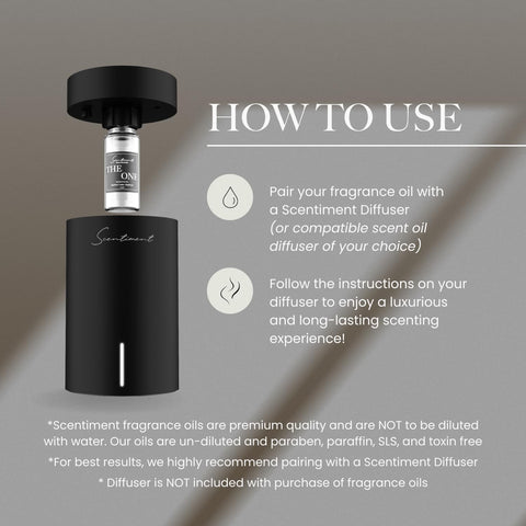 Scentiment Amalfi Coast diffuser bottle with bergamot and lemongrass notes for a sunny room.