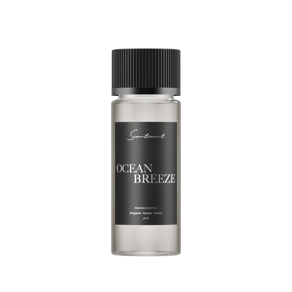 Scentiment Ocean Breeze bottle front for long-lasting fragrance