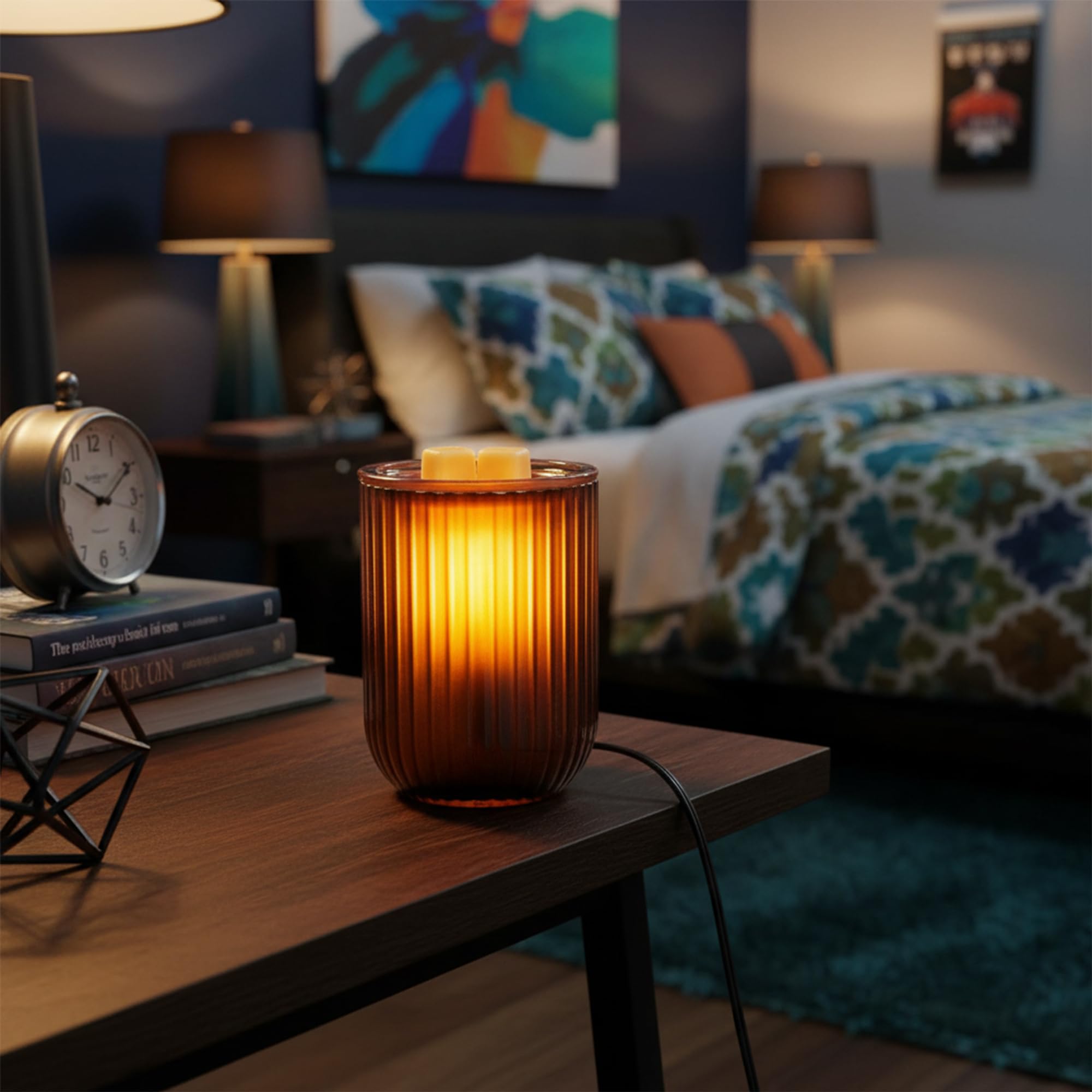 Scentsationals Bryn soft light glow adds mood and ambience.