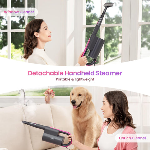 Fast heat-up to 248°F for quick cleaning sessions.