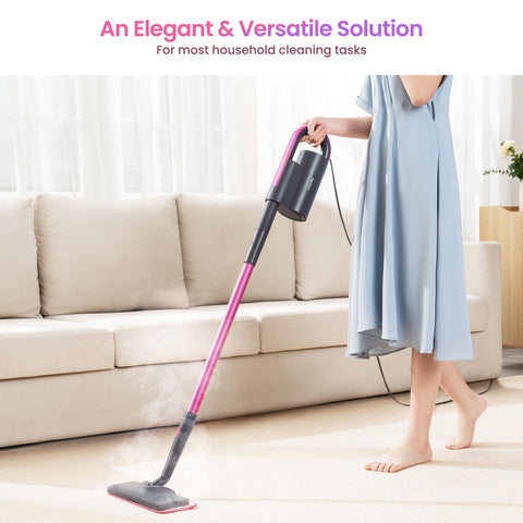 Schenley washable microfiber pads trap grime without chemicals.