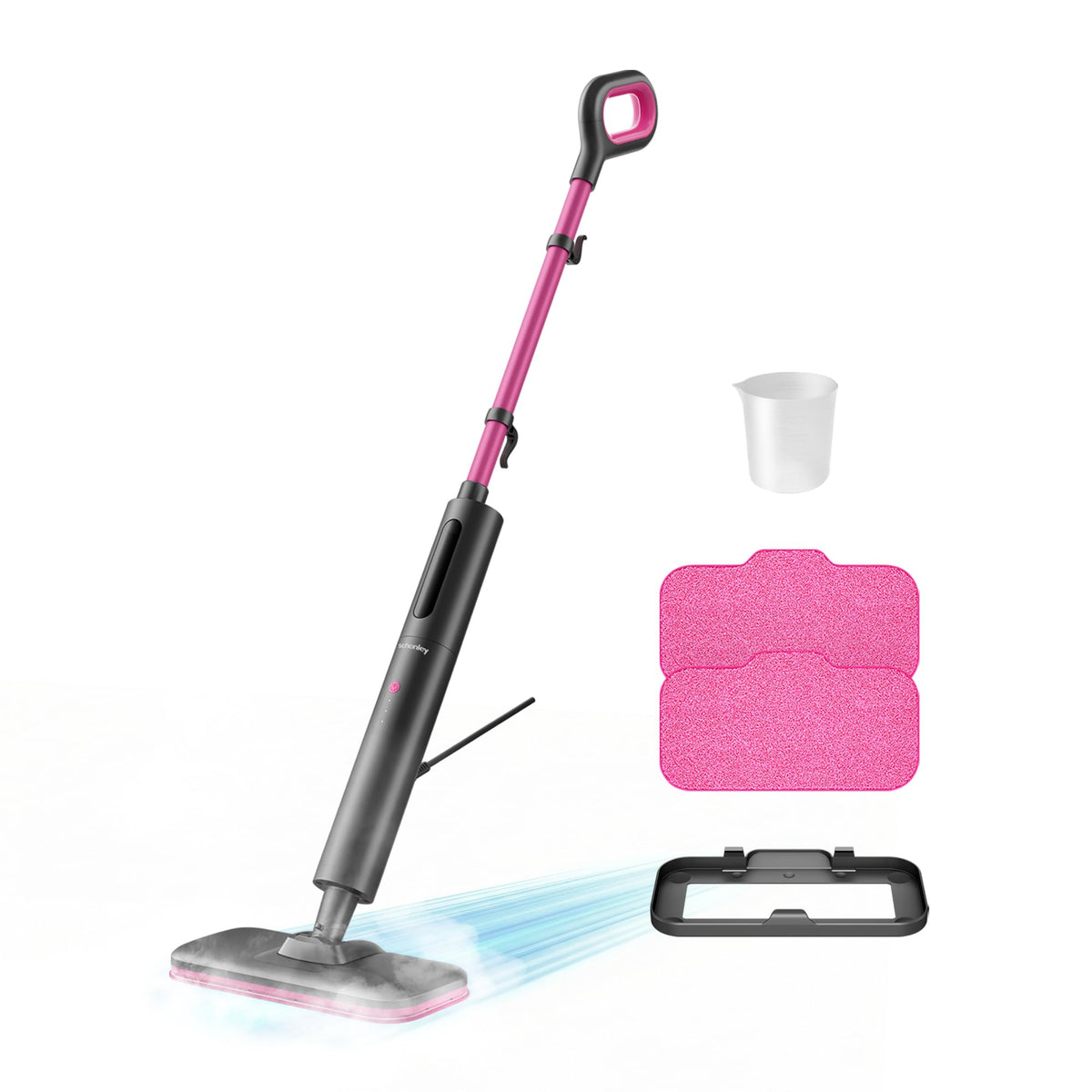 Schenley steam mop cleaner ready in 15 seconds for fast cleaning