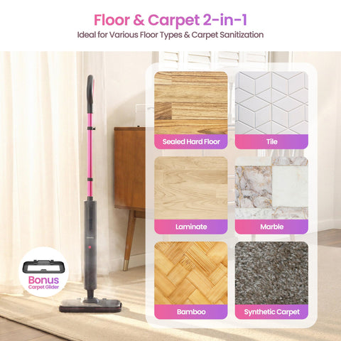 Schenley steam mop washable microfiber pads simplify cleaning