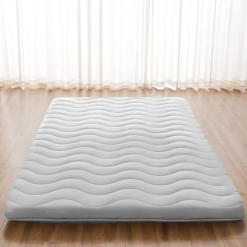 SCHNAUZER HOME Japanese Futon on the floor for comfortable on-floor sleeping