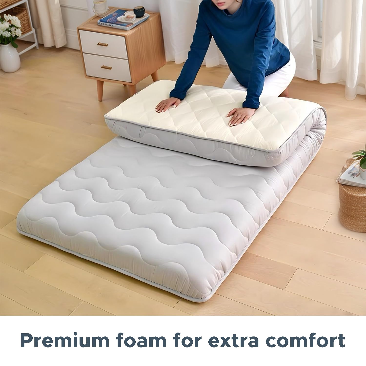 SCHNAUZER HOME multi-use mat suitable as tatami or sleeping pad.