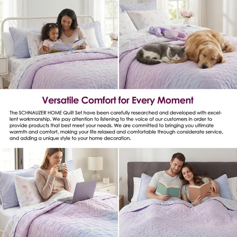 SCHNAUZER HOME bright decor on bed elevating modern bedroom style.