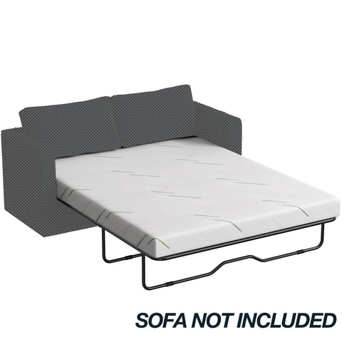 Schow Life queen-size sleeper mattress in a sofa setup