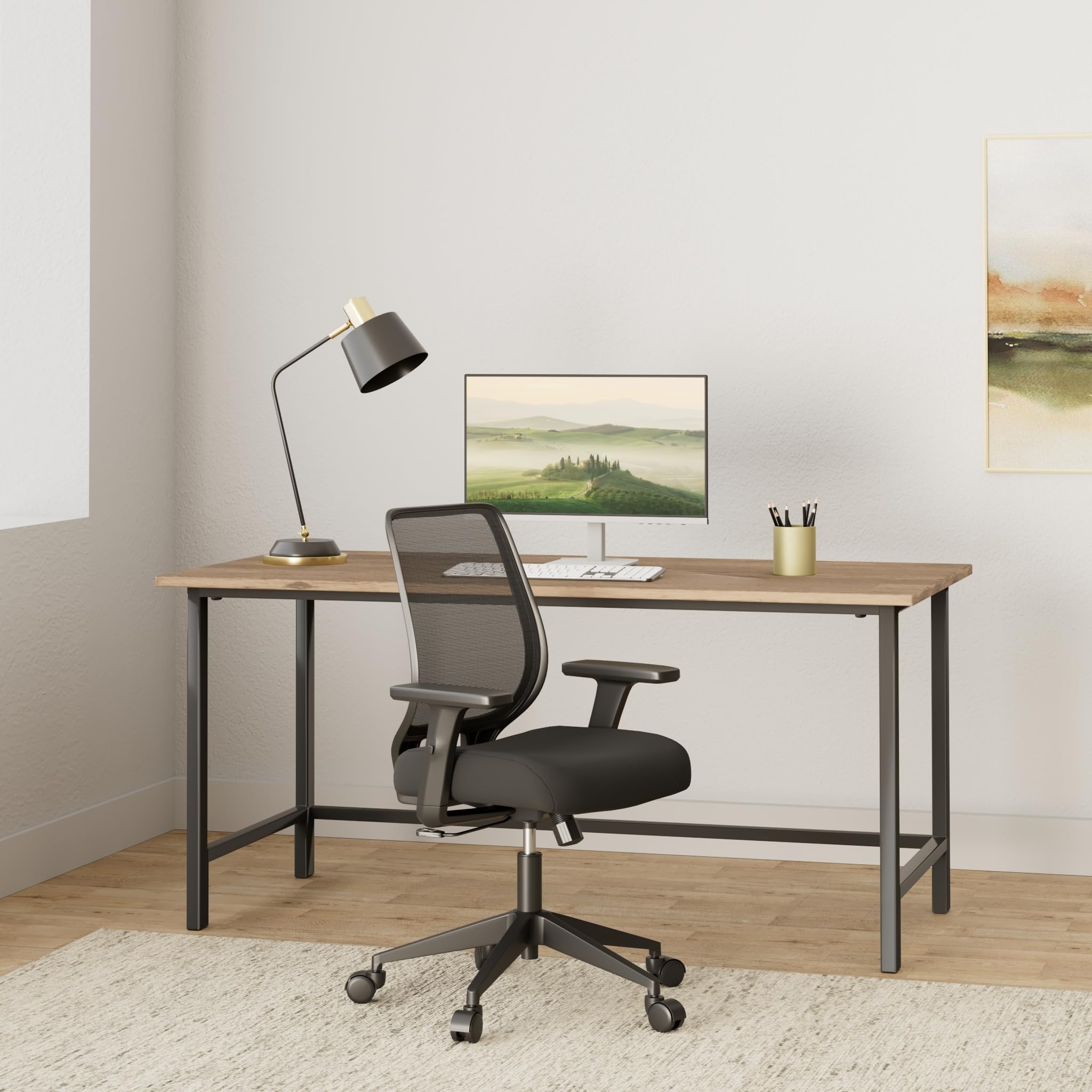Schwake chair showing adjustable armrests for custom fit