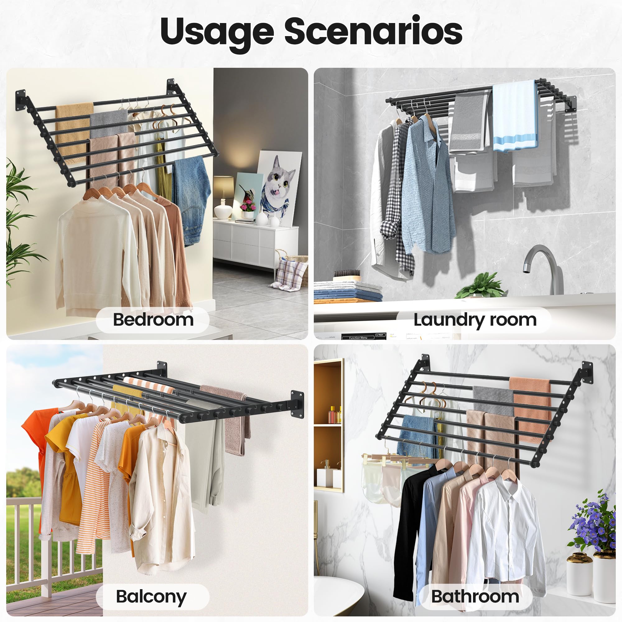 Scisum compact solution saving floor space in laundry area