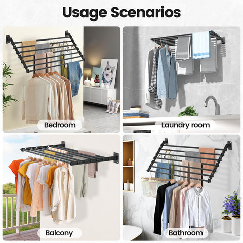 Scisum compact solution saving floor space in laundry area