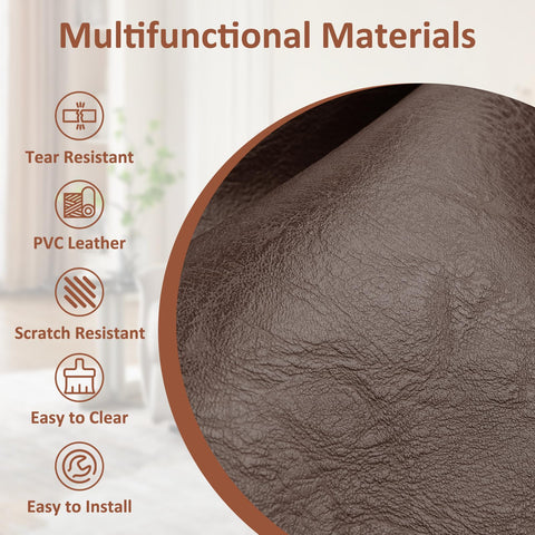 SCNK recliner protector in dark brown complements decor