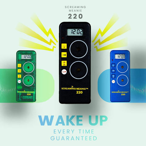 Screaming Meanie 220 with three loudness levels for noisy environments
