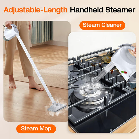 ScrubWiz 320ml water tank enables long cleaning sessions without frequent refills