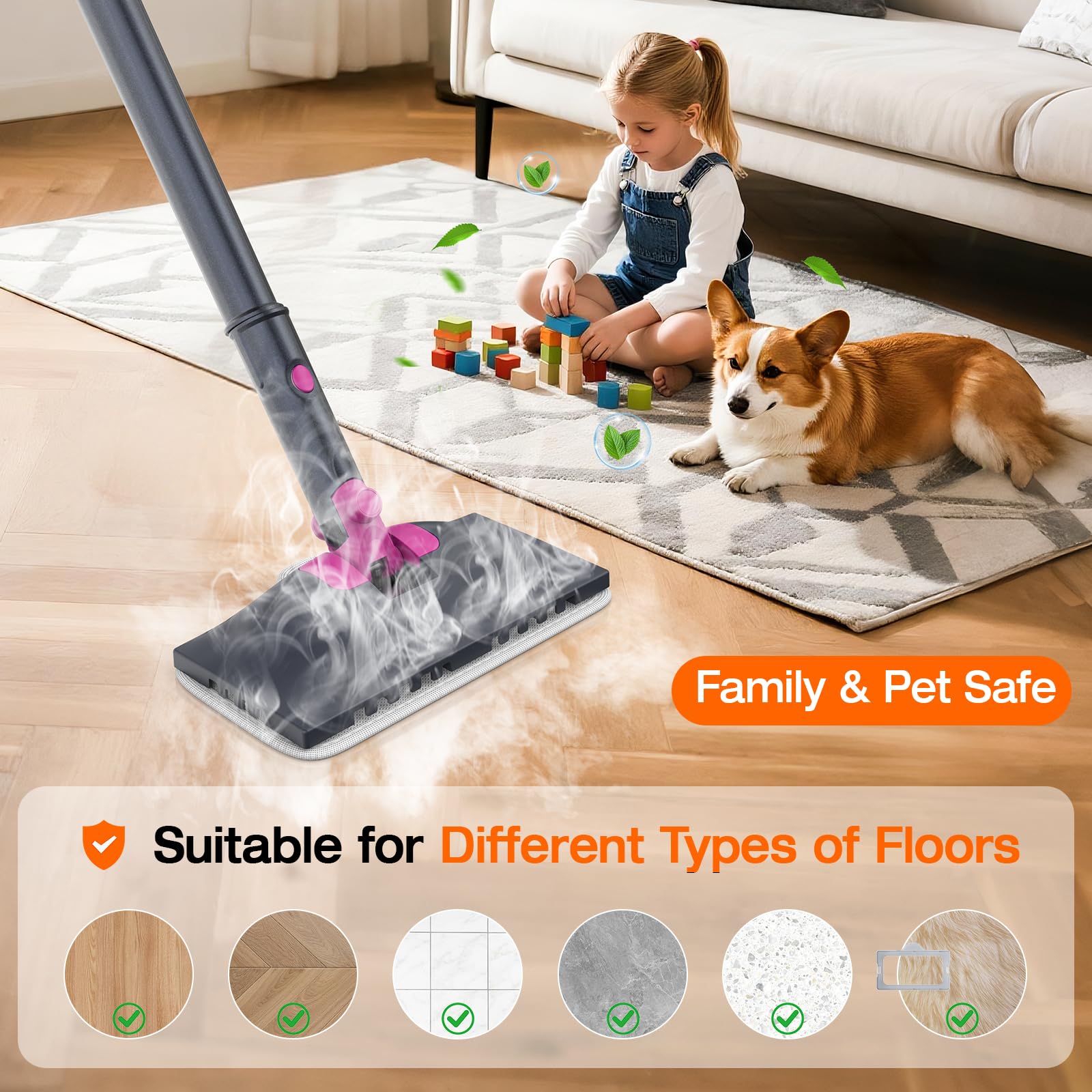 ScrubWiz adjustable extension poles extend reach for floors and high corners