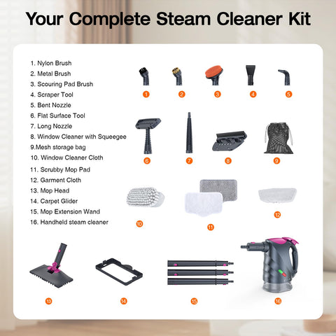 ScrubWiz complete kit includes bags and brushes for organized setup
