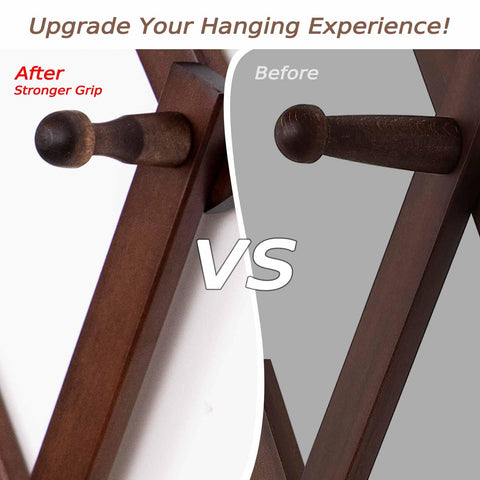 SCUNDA accordion wall hanger shows extended length for versatile storage.