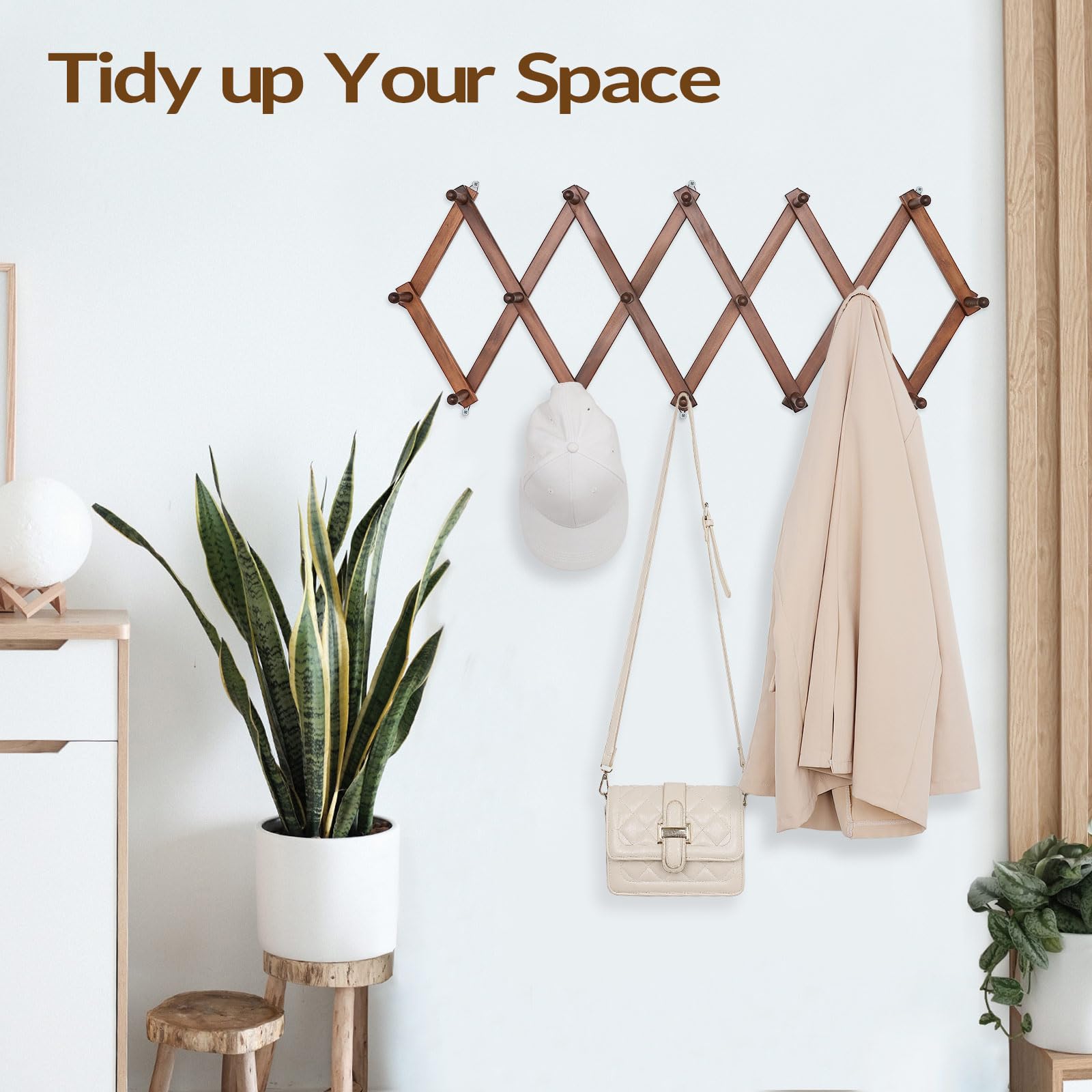 SCUNDA mounts securely to wall for everyday organization and space efficiency.